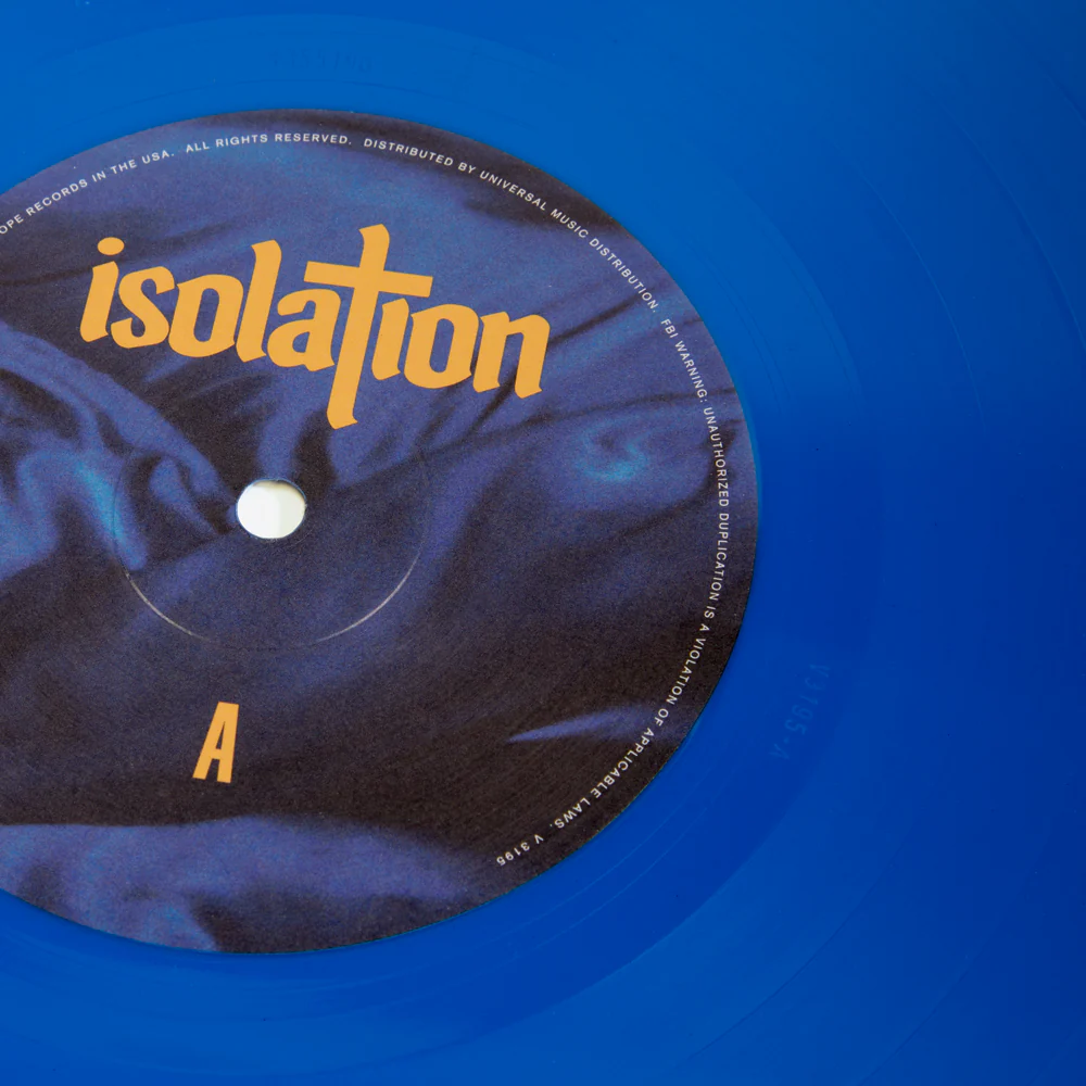 Isolation - 5 Year Anniversary Opaque Blue Jay Vinyl - Image 5