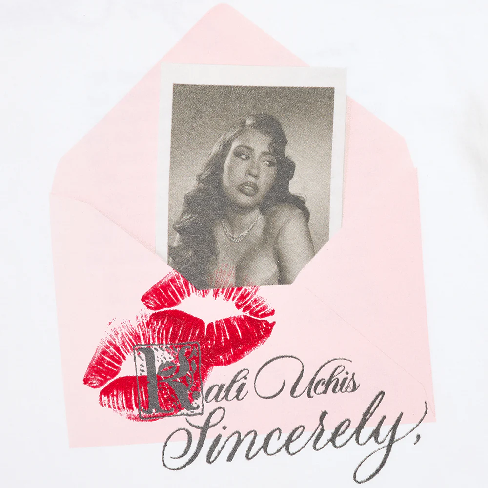 Sincerely, Tour Envelope Tee - White - Image 3