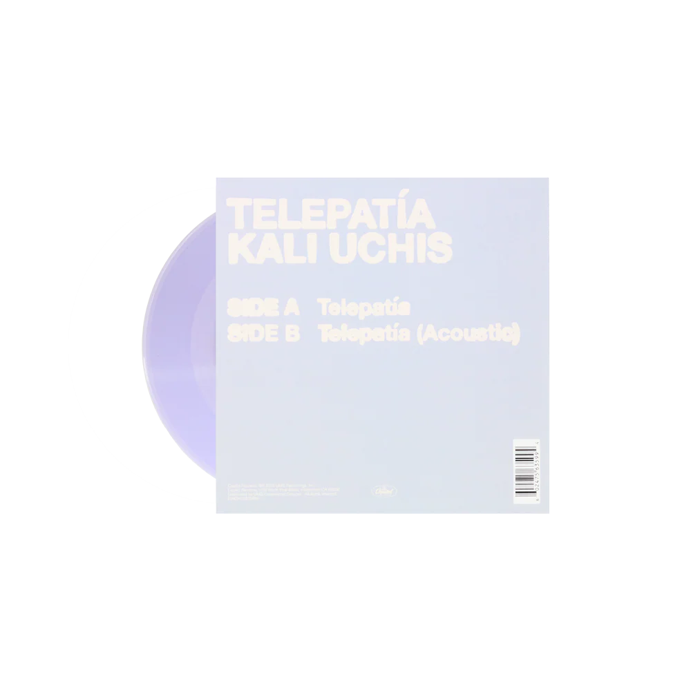 Telepatía 7" - Limited Pressing Periwinkle Vinyl - Image 3