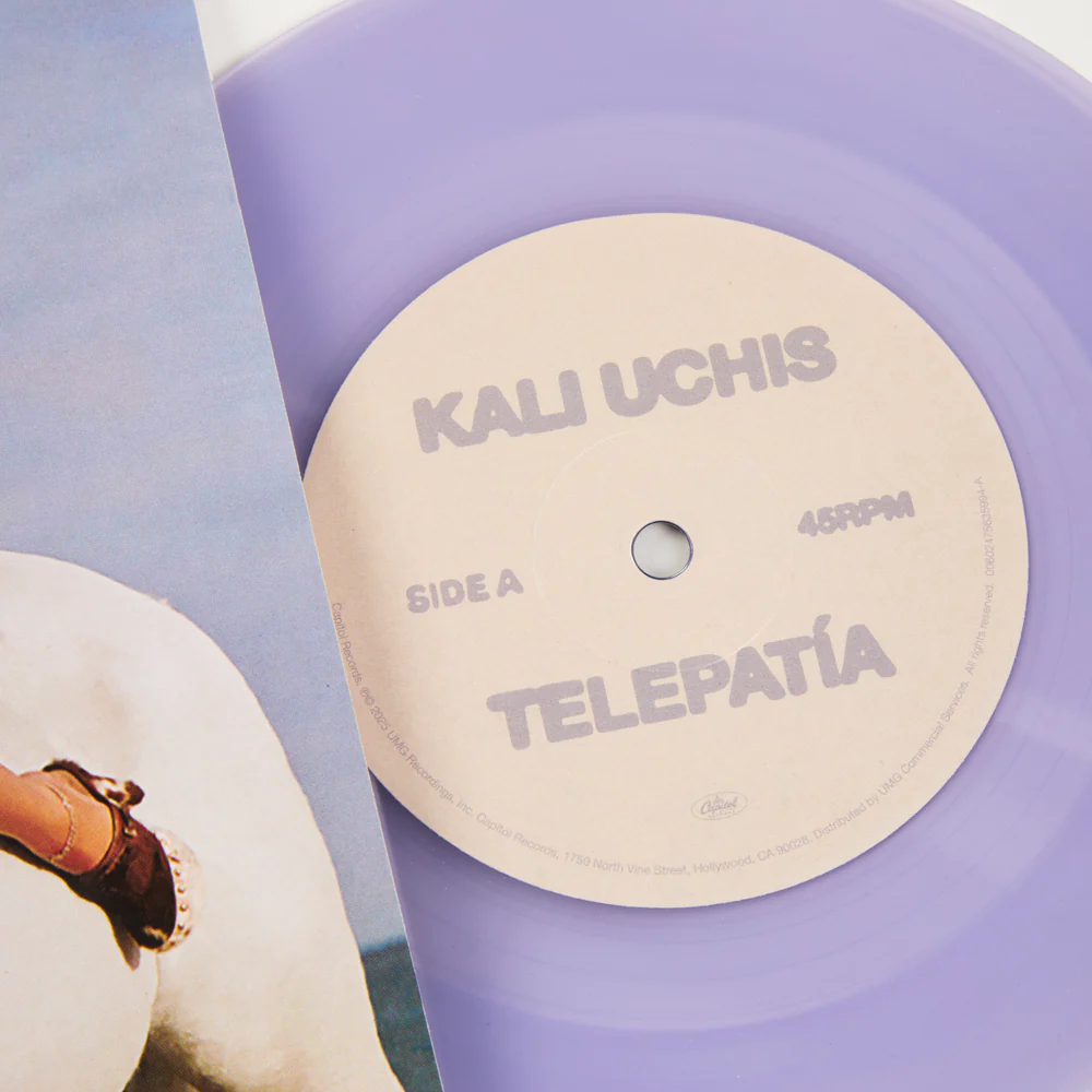 Telepatía 7" - Limited Pressing Periwinkle Vinyl - Image 5